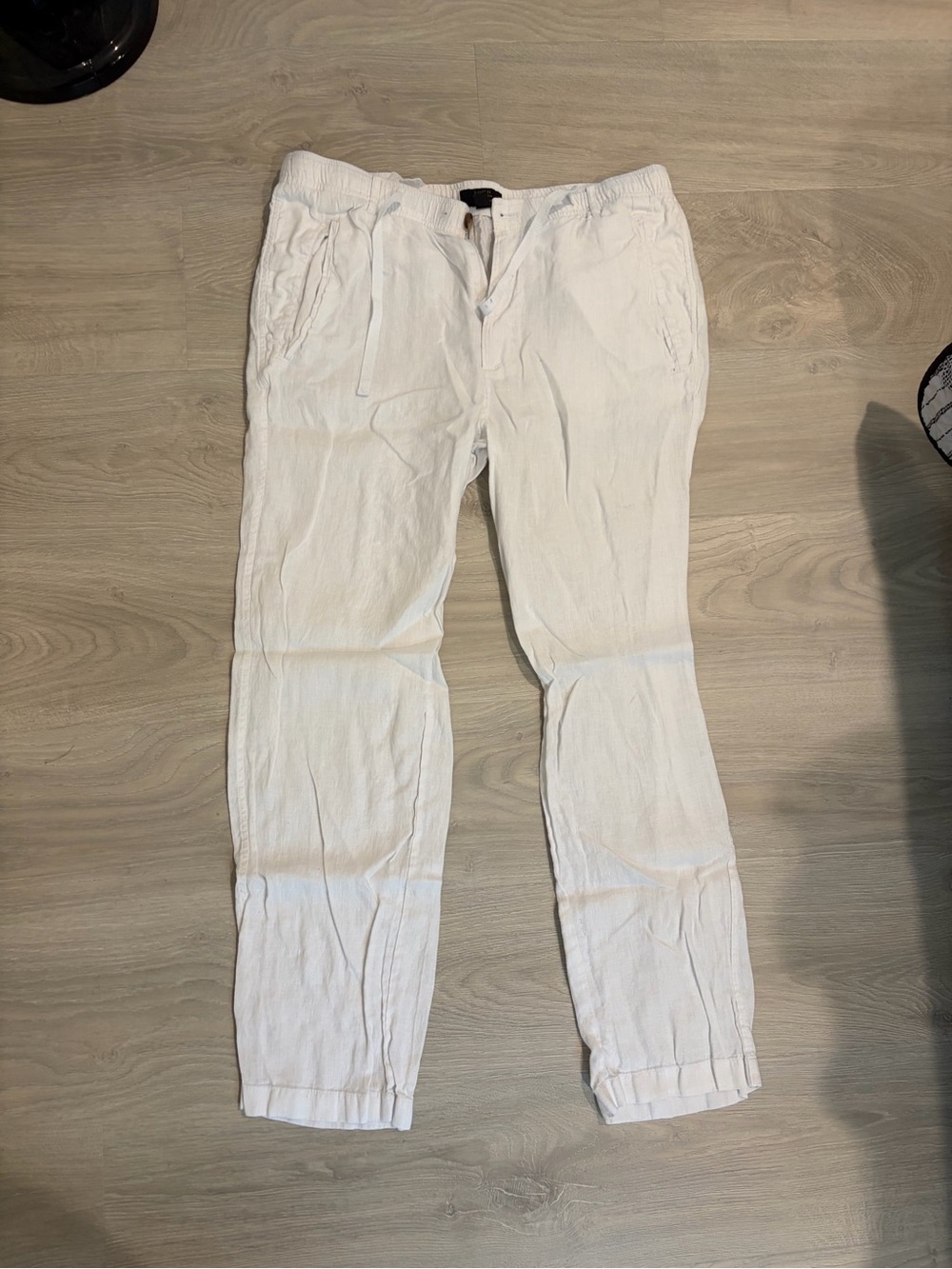 Club Room White Drawstring Jogger Pants